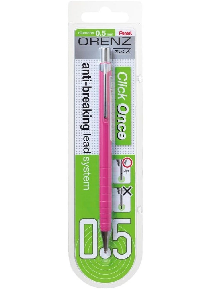 Pentel 1-Piece Orenz Mechanical Pencil 0.5mm Thickness Assorted Barrel Colours - Image 4